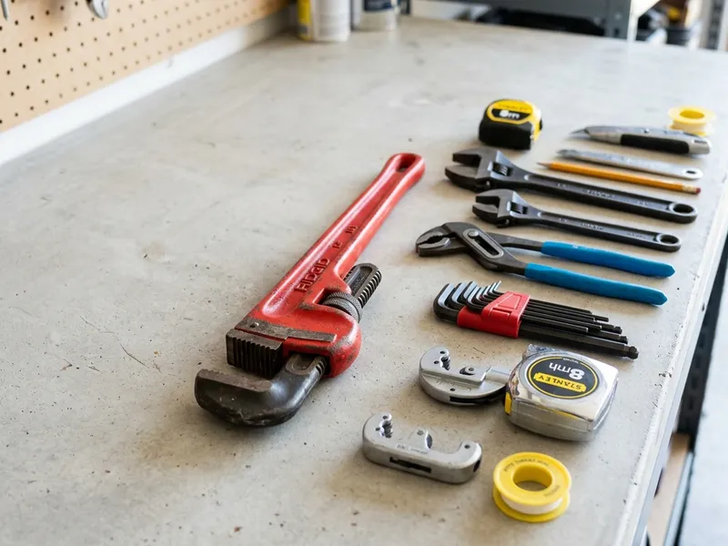 Professional plumbers in Woodruff, KS equipped with top-tier tools for residential and commercial plumbing services.
